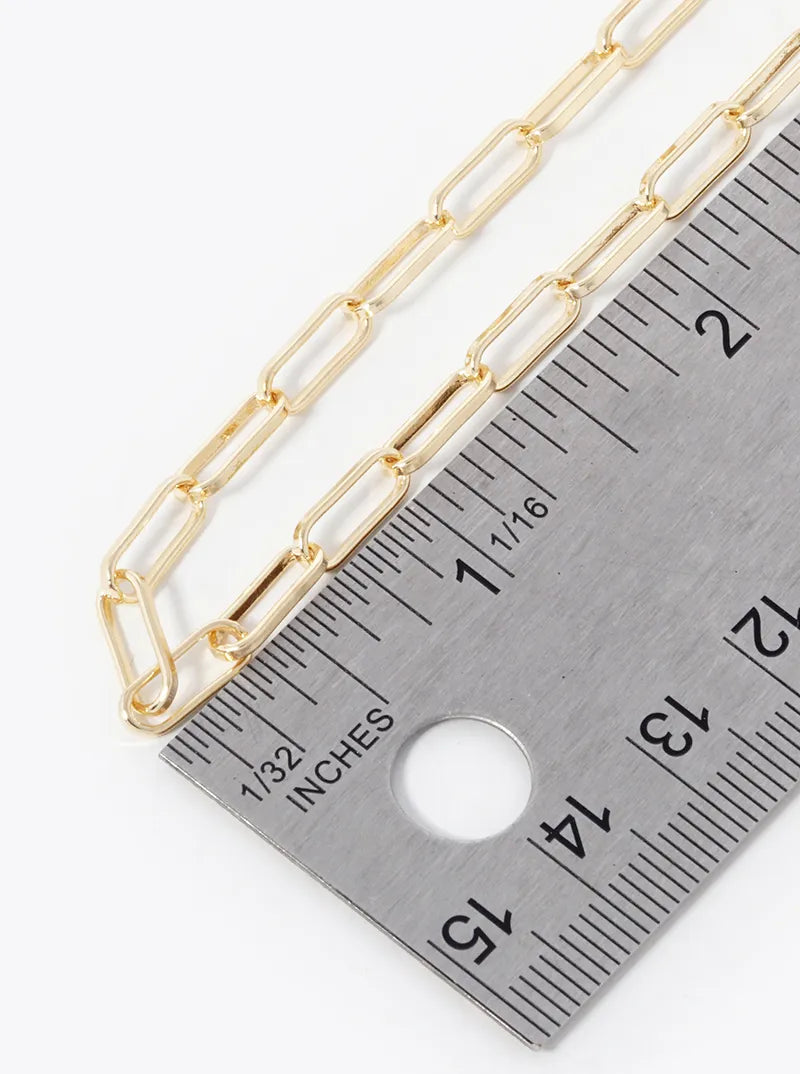 18k Gold Dipped 10mm Link Chain Necklace