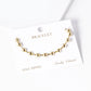 18k Gold Dipped Ball Chain Bracelet