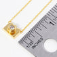 18k Gold Dipped CZ Camera Pendant Delicate Necklace
