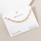 18k Gold Dipped CZ Pave Delicate Link Chain Bracelet