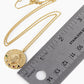 18k Gold Dipped CZ Pave Religious Pendant Necklace