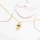 18k Gold Dipped CZ Pave Hamsa Pendant Delicate Necklace