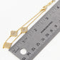 18k Gold Dipped CZ Pave Three Quatrefoil Bracelet