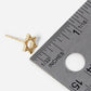 18k Gold Dipped Star Of David Post Stud Earrings