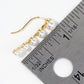 18k Gold Dipped Graduated Pearl Ear Crawlers