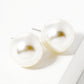 18mm Pearl Post Stud Earrings