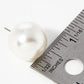 18mm Pearl Post Stud Earrings