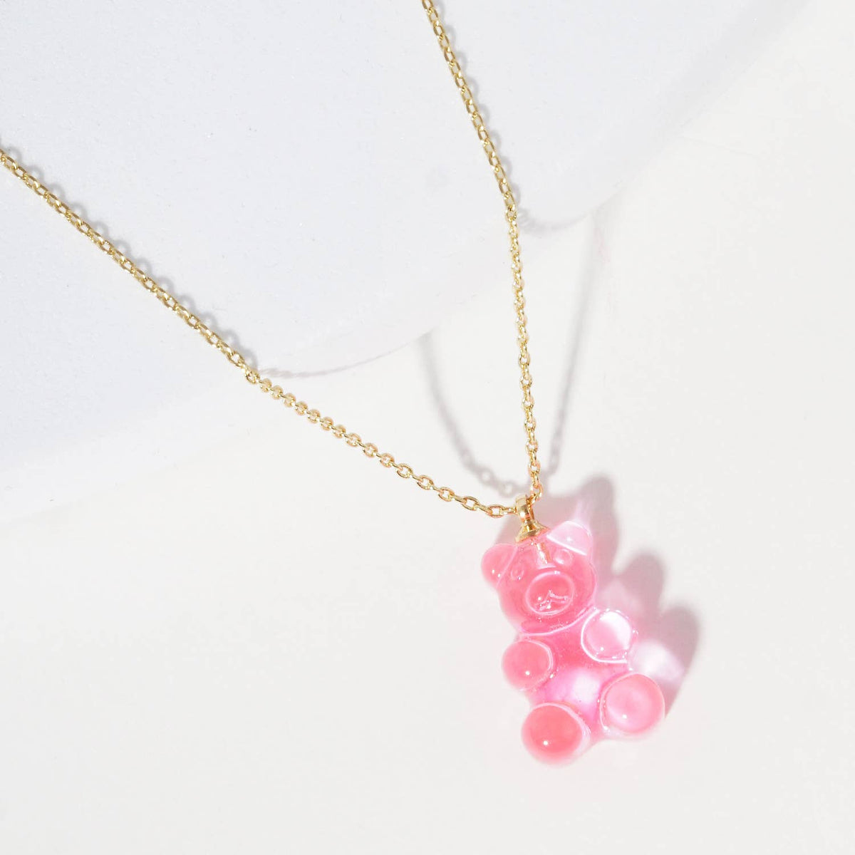 Multicolor Beaded Gummy Bear Necklace