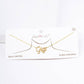 Gold Plated Gigi Script Necklace
