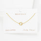 Gold Plated Initial Letter Bracelet