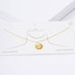 Gold Plated Evil Eye Sunburst Necklace