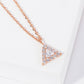 Dainty Pave Triangle Bridesmaid Necklace
