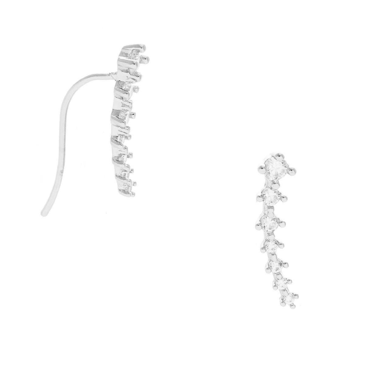 Cubic Zirconia Ear Crawlers