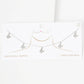 Gold Pave Butterfly Dangle Necklace
