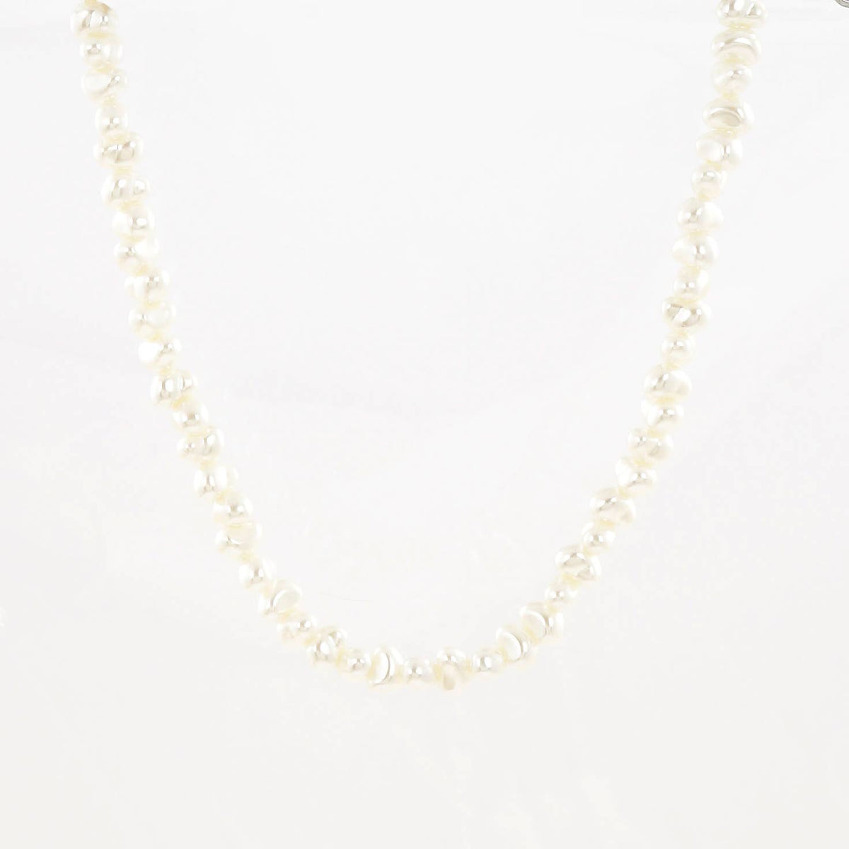 Freshwater Pearl Trim Necklace