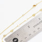 Gold Plated Floating Heart Charm Necklace