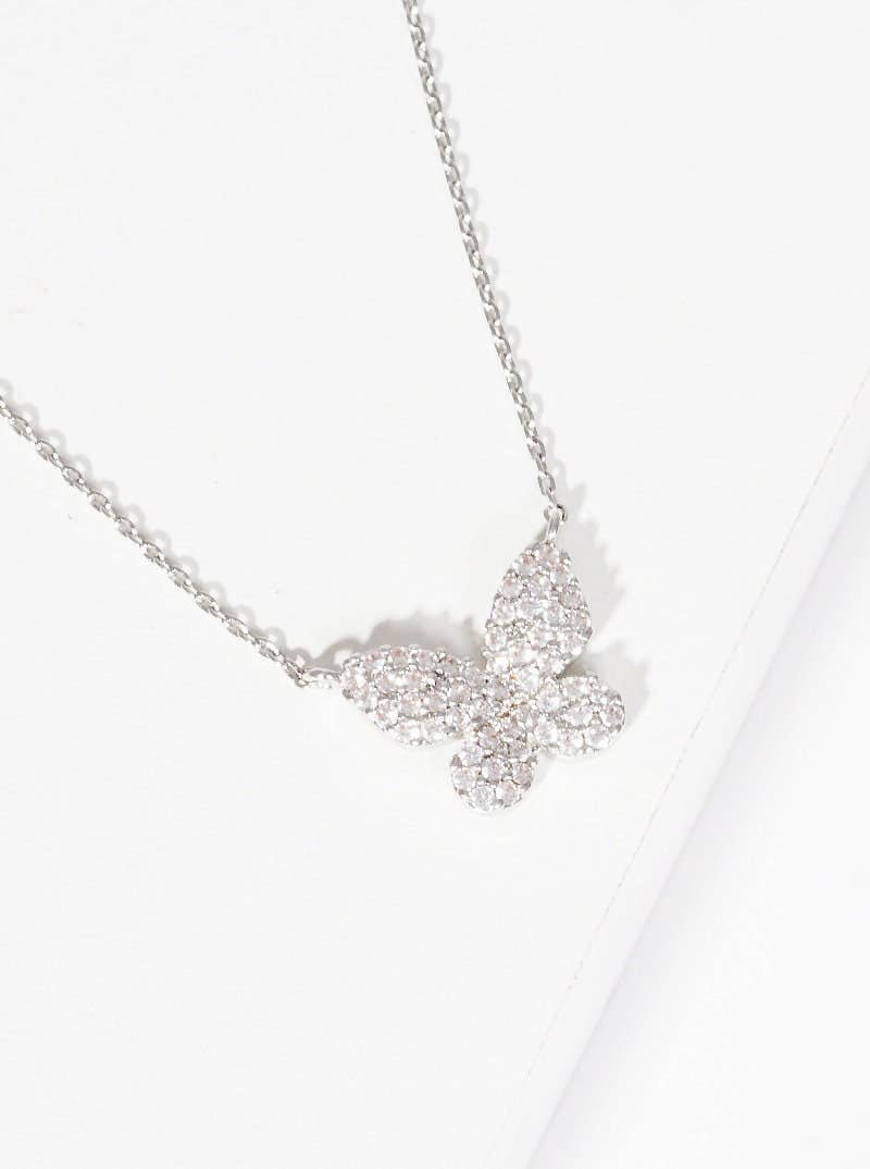 Gold Princess Butterfly Necklace