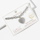 Pearl Heart Charm Bracelet with Magnetic Clasp