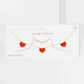 Gold Plated Mayslie Heart Necklace