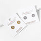 Gold Dipped Vintage Roman Numeral Stud Earring