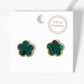Minimalist Dainty Clover Flower Stud Earrings