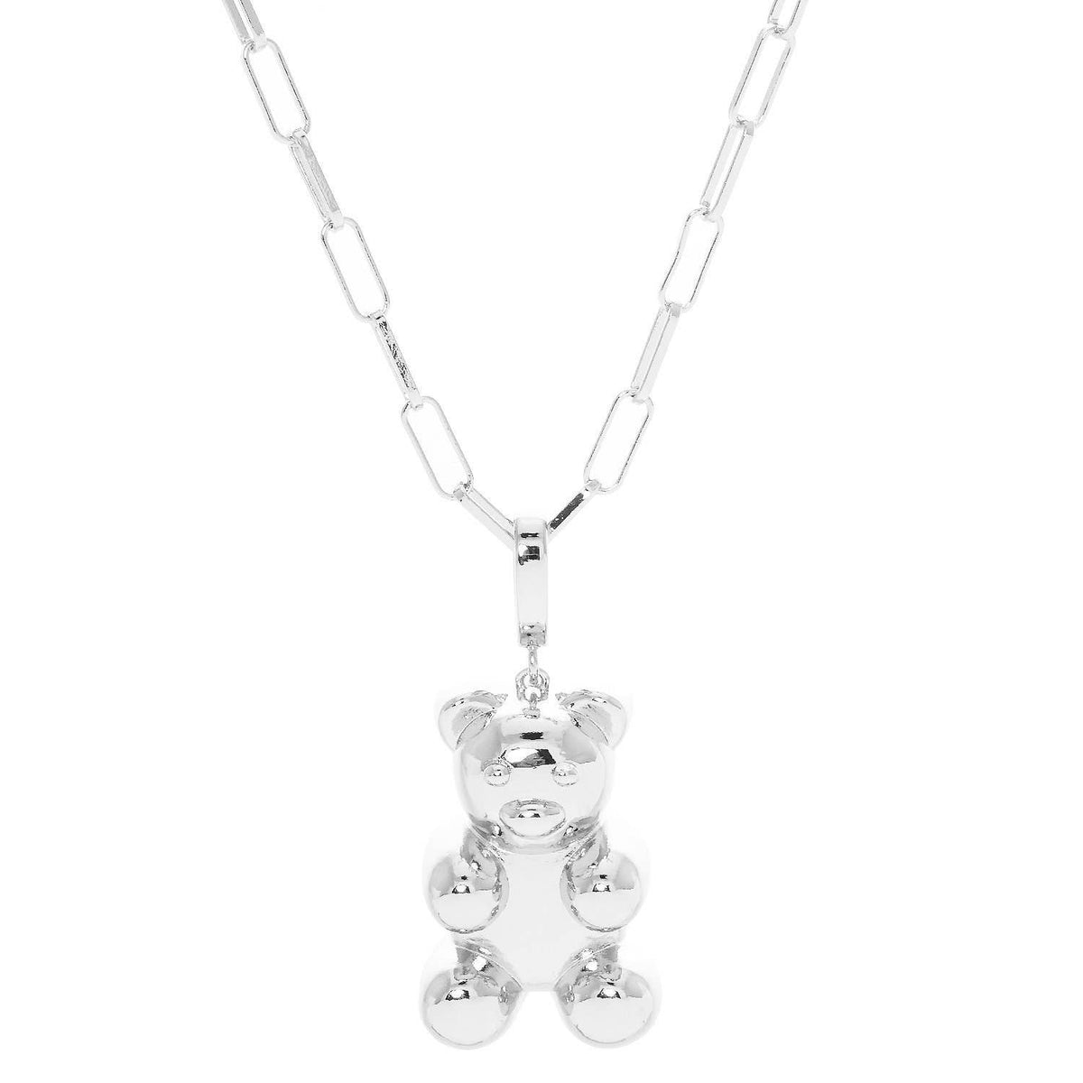 Gold Plated Teddy Bear Necklace