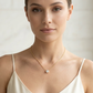 Minimalist Solitaire Cubic Zirconia Pendant Necklace