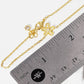 Dainty Pavé Flower Charm Bracelet