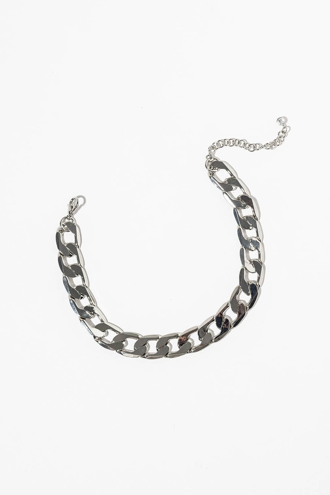 Chunky Curb Chain Link Anklet - Hypoallergenic Gold & Silver
