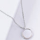 White Shelled Round Necklace