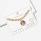 Pink Ribbon "Fighter" Breast Cancer Awareness Magnetic Clasp