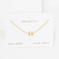 Gold Plated Initial Letter Bracelet
