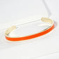 18K GOLD DIPPED ENAMEL COLOR GAME DAY CUFF BRACELET