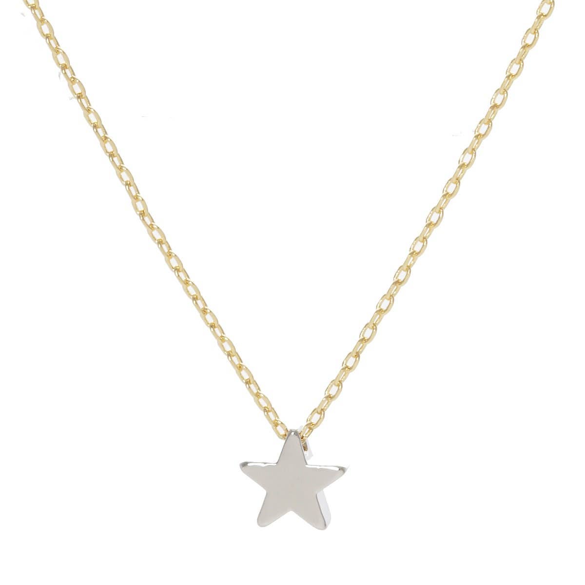 Gold Plated Star Pendant Necklace