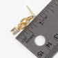 Gold Dipped Chain Drop Earrings