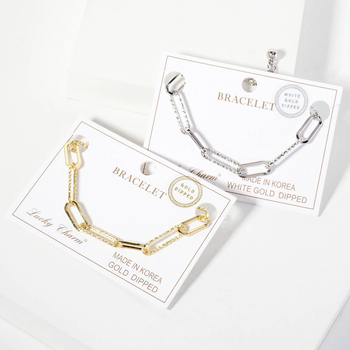 Modern Multi-Link Mixed Texture Chain Bracelet