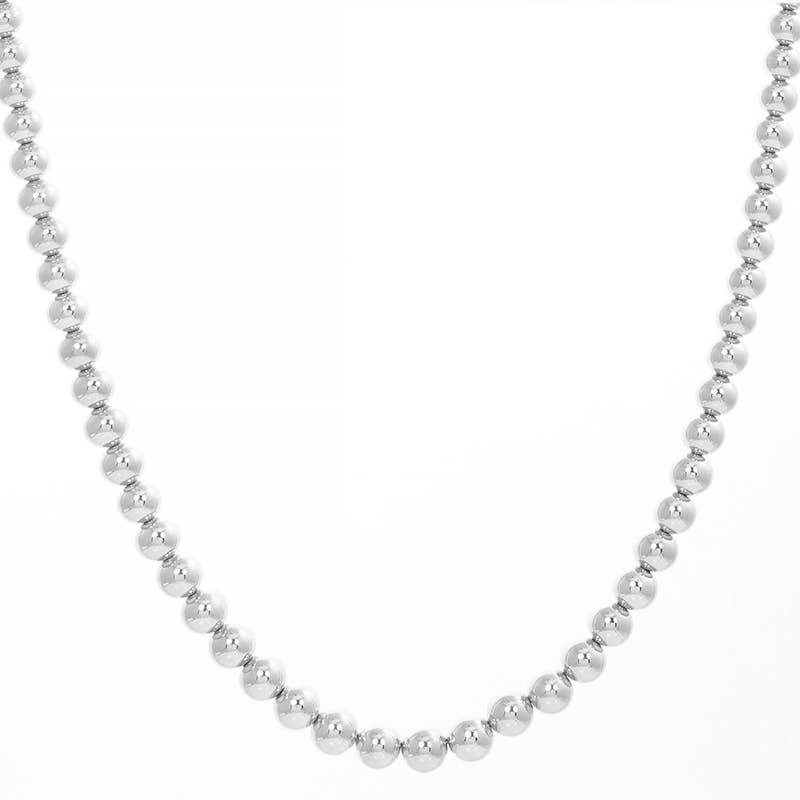Gold Plated Bold Bead Necklace