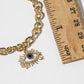 Pave Evil Eye Link Bracelet with Magnetic Clasp