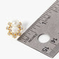 Freshwater Pearl Star Shaped Stud Earrings