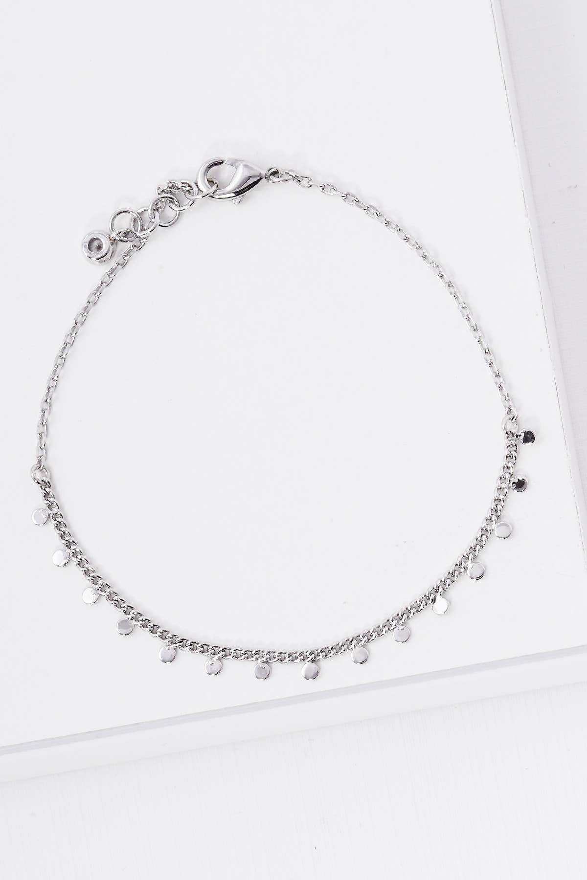 Minimalist Dainty Coin Charm Bracelet