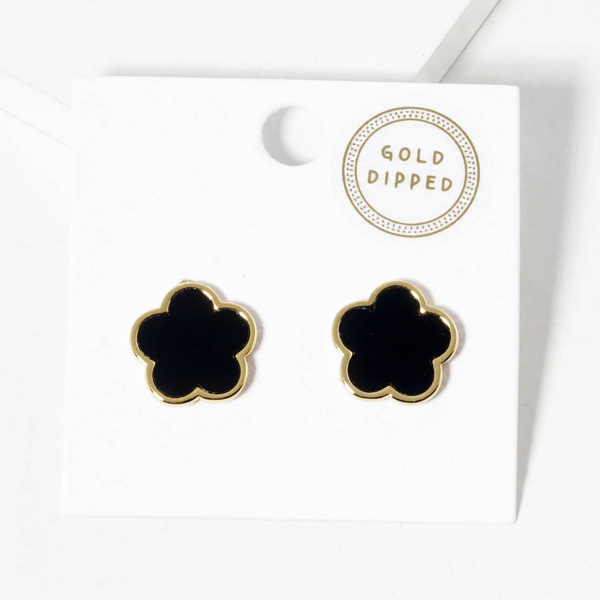 Minimalist Dainty Clover Flower Stud Earrings