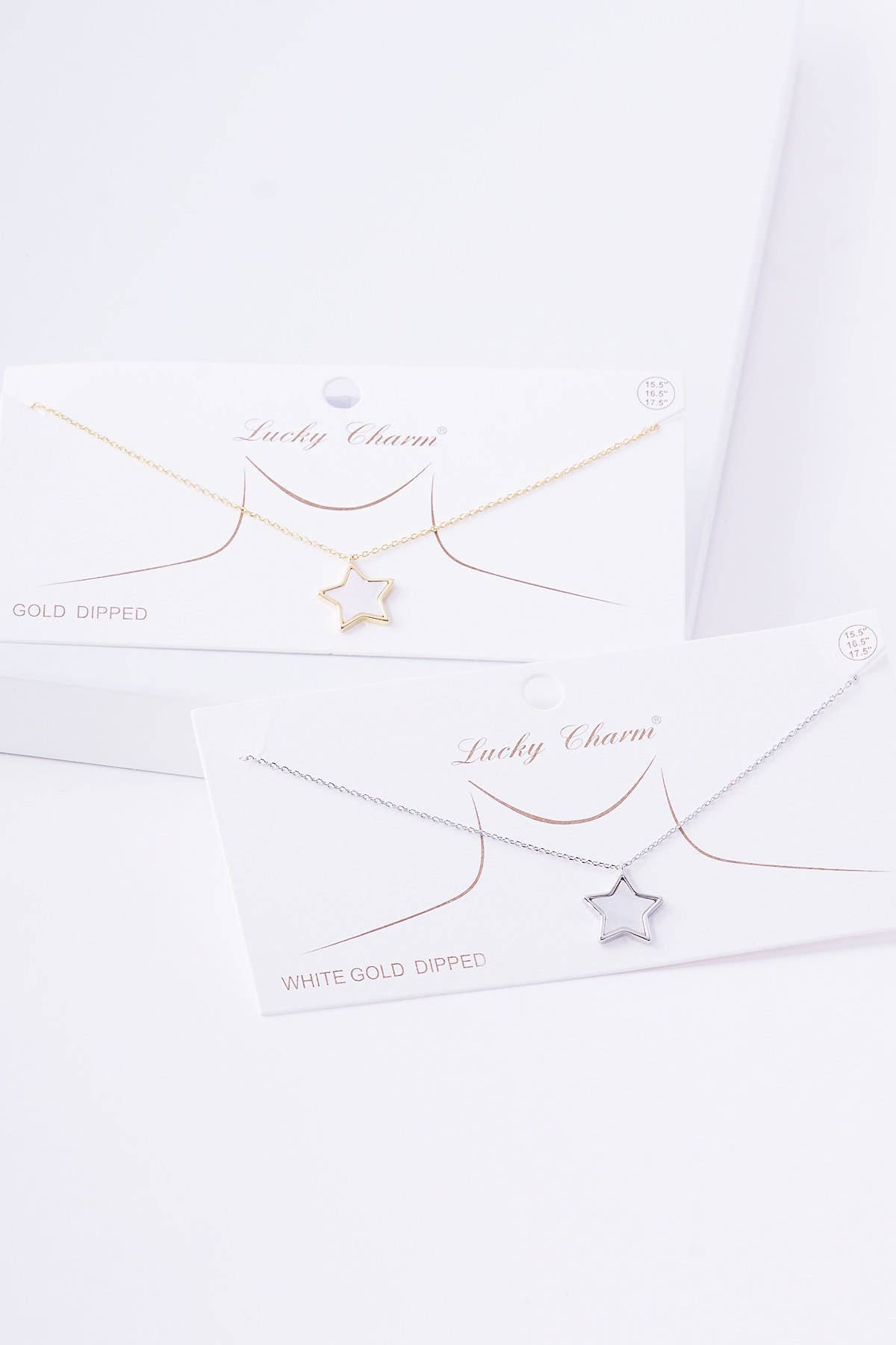 White Shelled Star Necklace