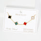 Elegant Clover Charm Chain Bracelet