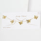 Gold Multi Butterfly Charm Necklace