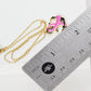 Breast Cancer Awareness Anchor Ribbon Necklace
