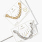 Chunky Layered Oval Link Anklet