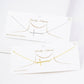 Gold Plated Sideway Christian Cross Necklace