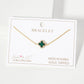 Pave-Set 11mm 18K-Gold-Dipped Brass Quatrefoil Bracelet