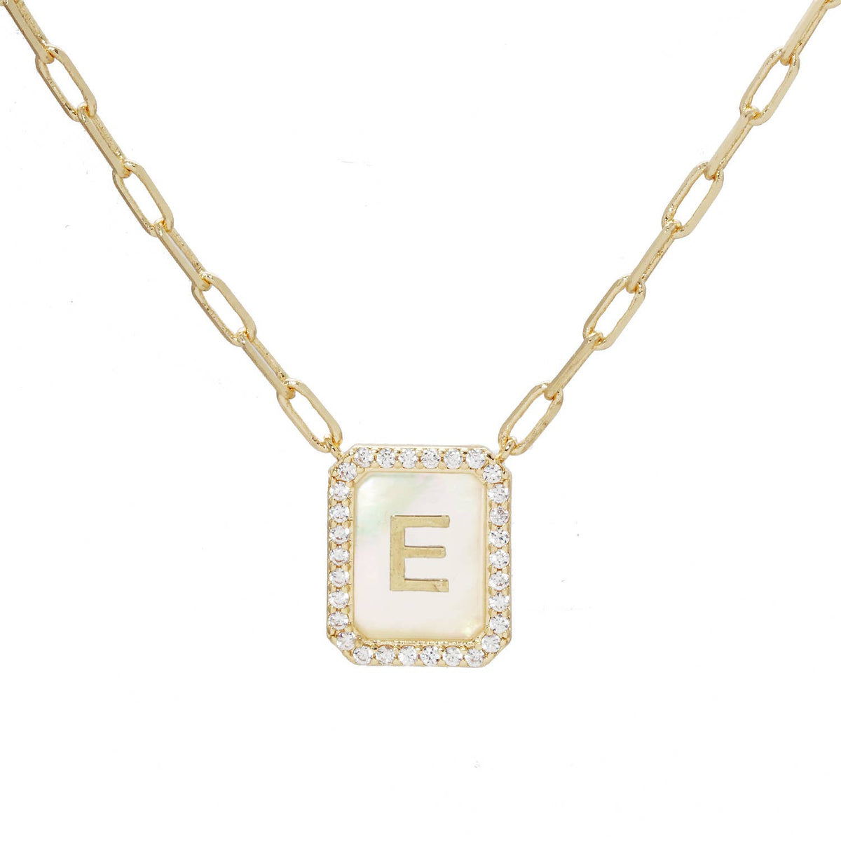 Gold Plated Initial Necklace