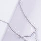 White Shelled Butterfly Pendant Necklace